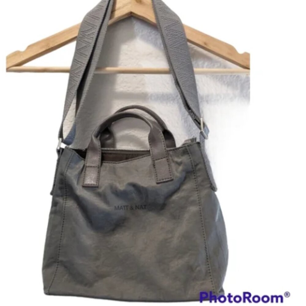 Matt & Nat Gray Crossbody Bag